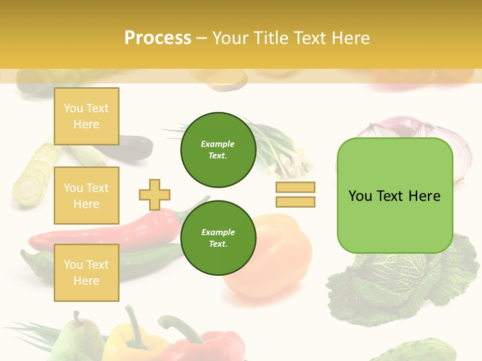 Apple Cabbage Vegetable PowerPoint Template