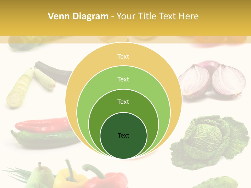 Apple Cabbage Vegetable PowerPoint Template