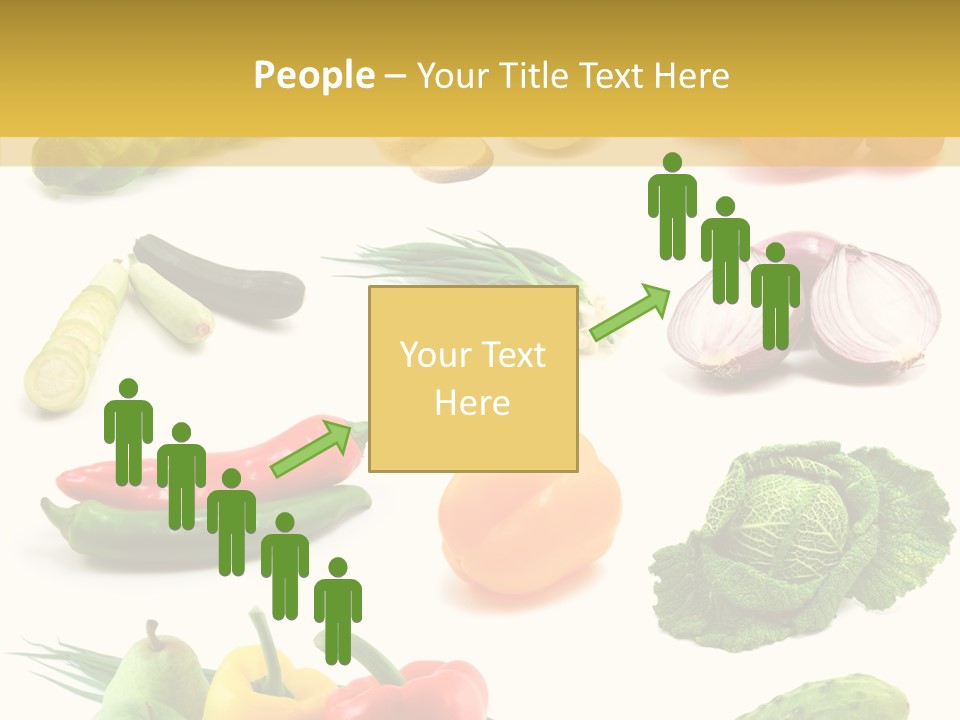 Apple Cabbage Vegetable PowerPoint Template