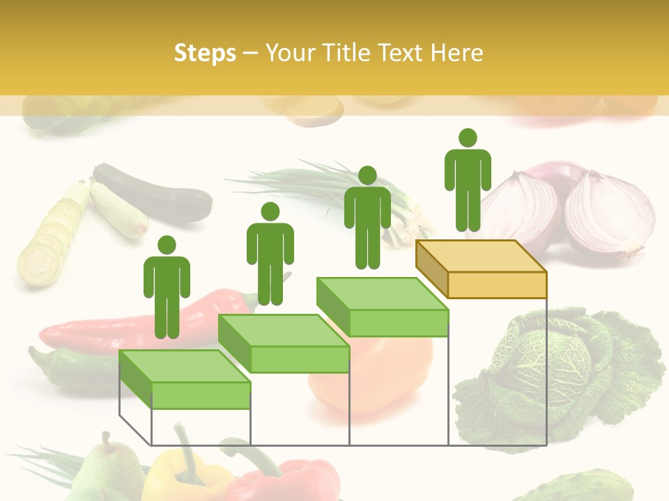 Apple Cabbage Vegetable PowerPoint Template