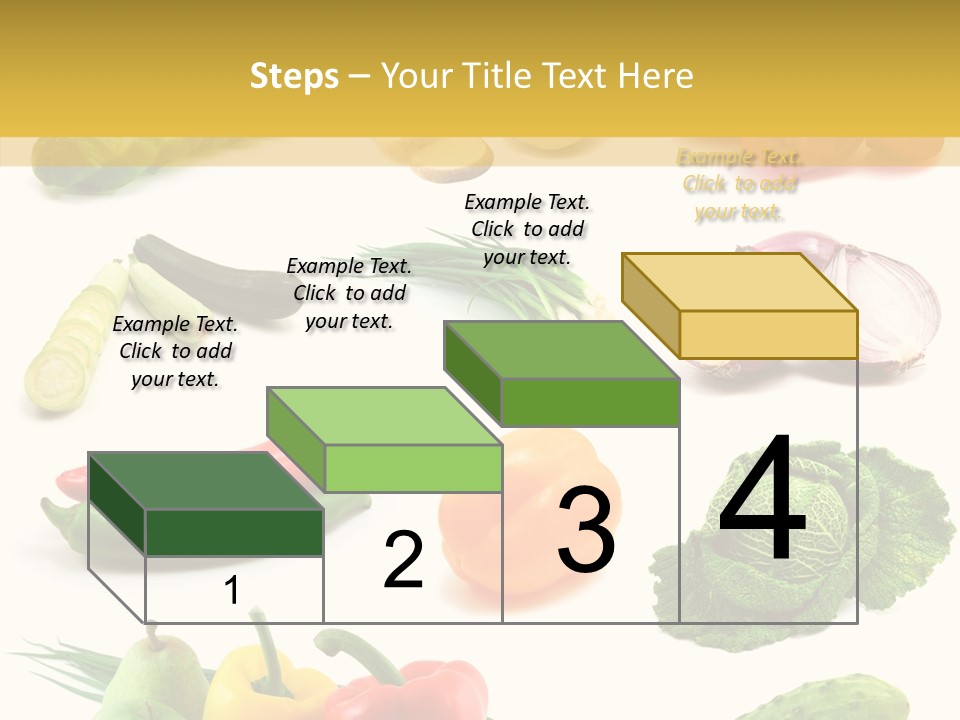Apple Cabbage Vegetable PowerPoint Template