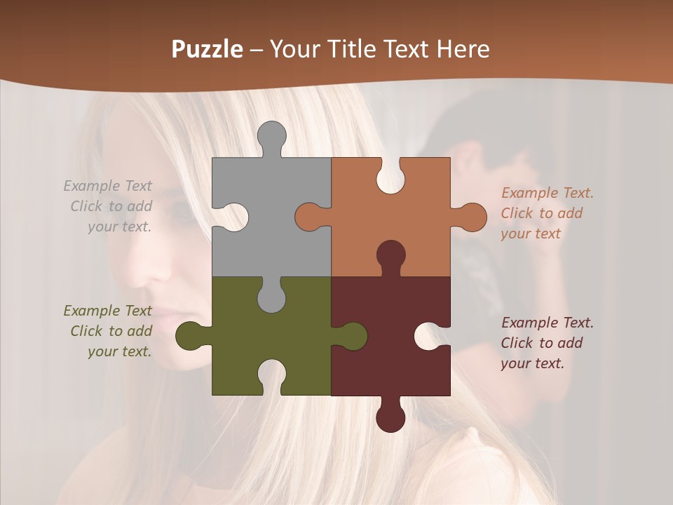 Male Togetherness Difficulties PowerPoint Template