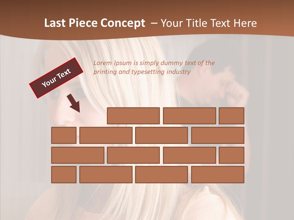 Male Togetherness Difficulties PowerPoint Template
