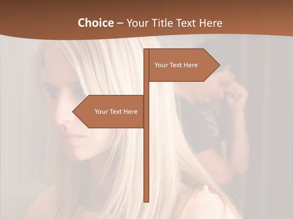 Male Togetherness Difficulties PowerPoint Template