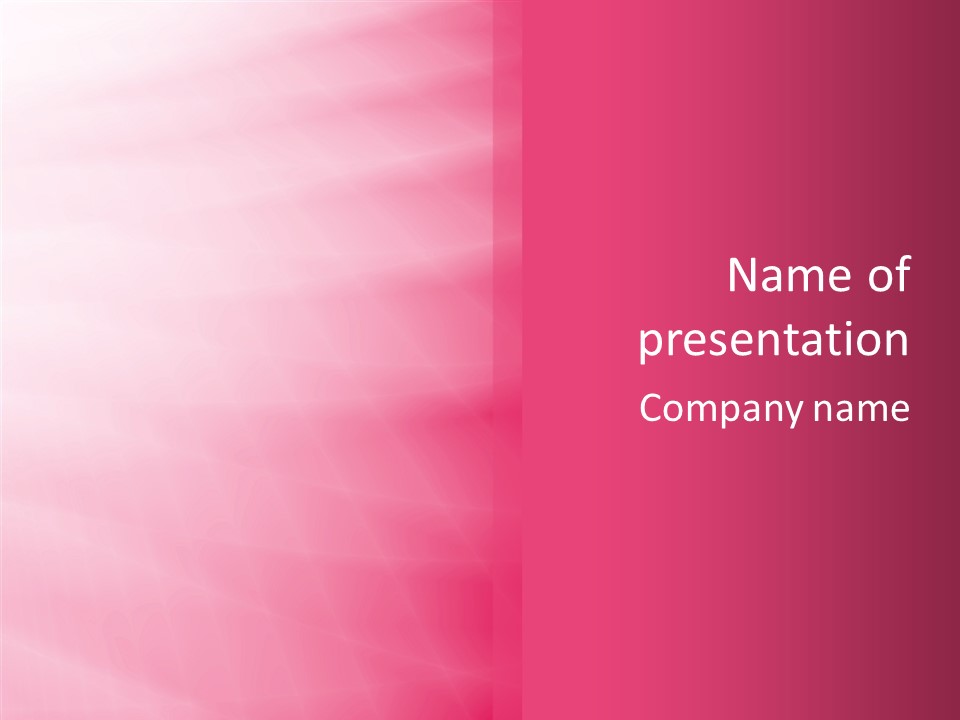 Elegant Fractal Design PowerPoint Template