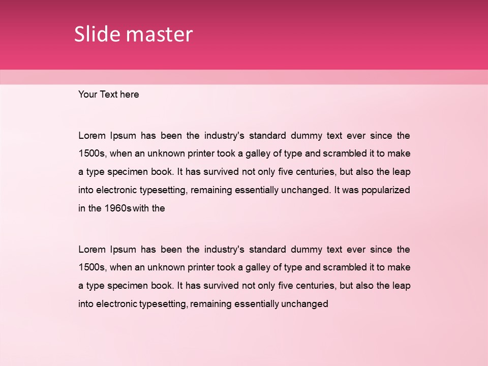 Elegant Fractal Design PowerPoint Template