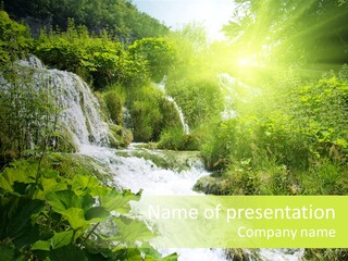 Clean Environment Splash PowerPoint Template