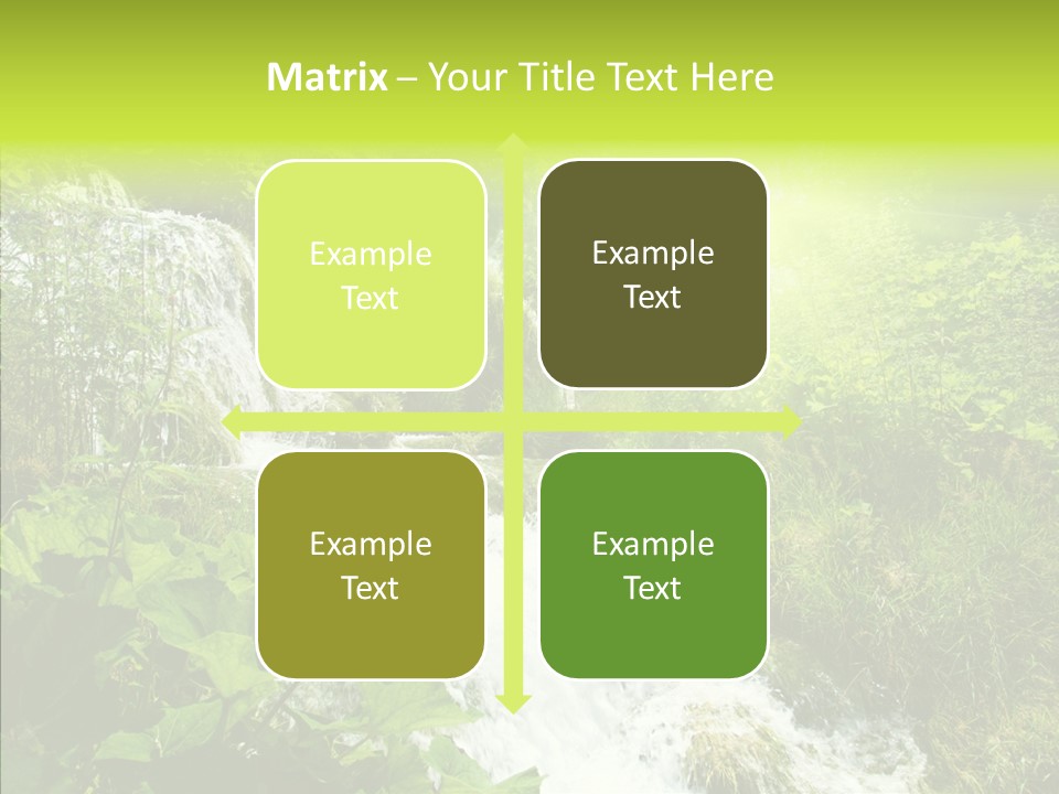 Clean Environment Splash PowerPoint Template