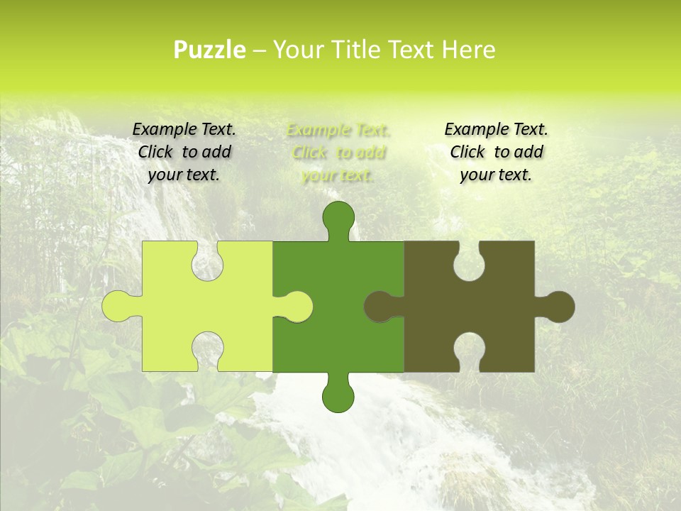 Clean Environment Splash PowerPoint Template