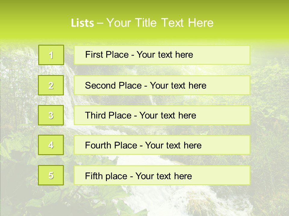 Clean Environment Splash PowerPoint Template