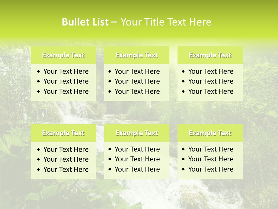 Clean Environment Splash PowerPoint Template