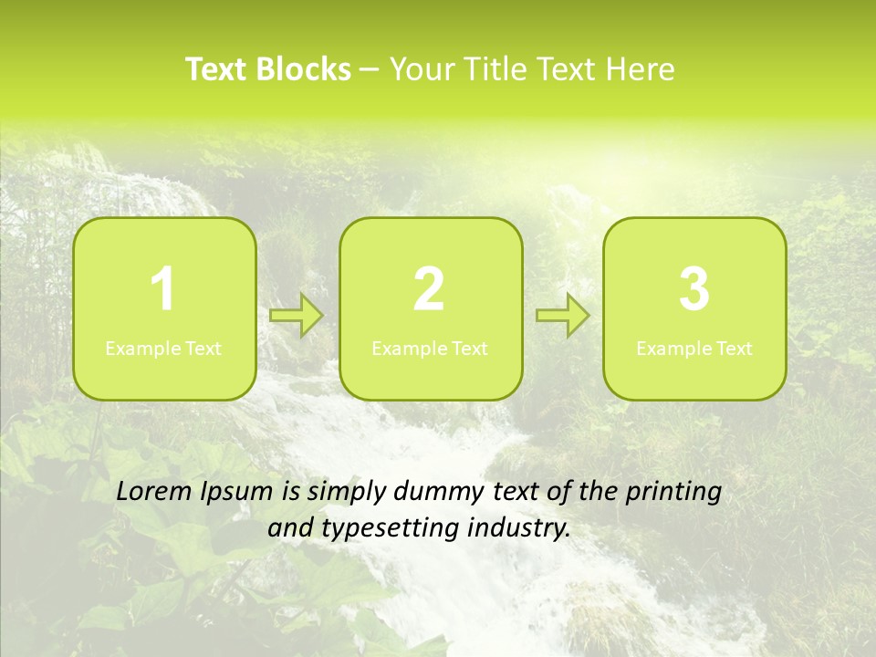 Clean Environment Splash PowerPoint Template