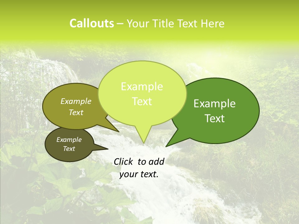 Clean Environment Splash PowerPoint Template