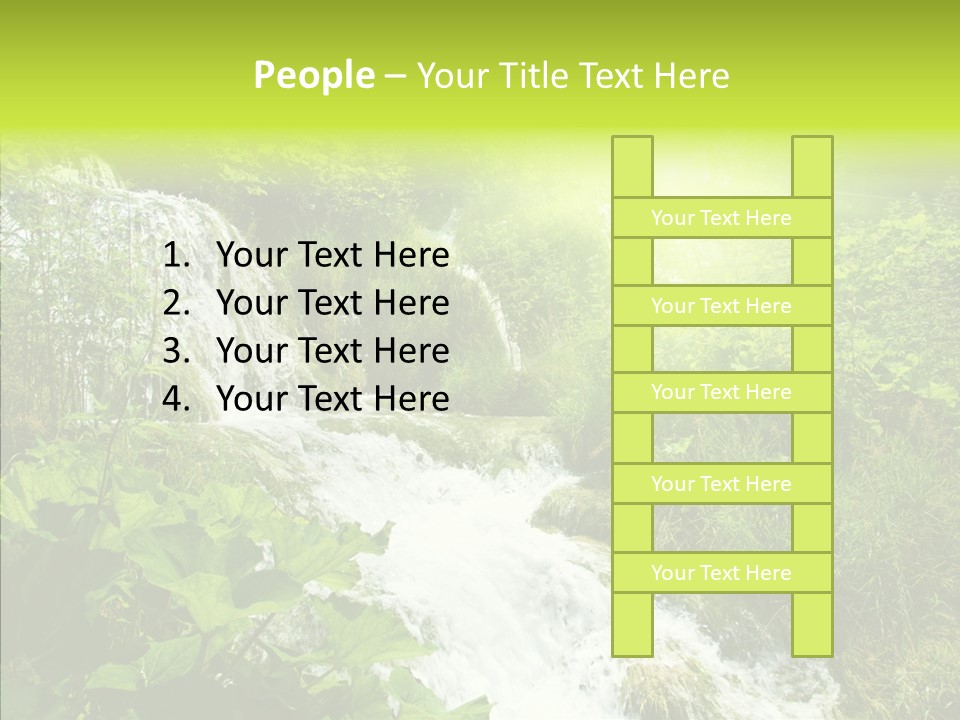 Clean Environment Splash PowerPoint Template