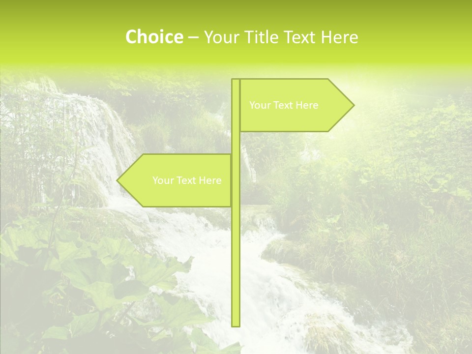 Clean Environment Splash PowerPoint Template