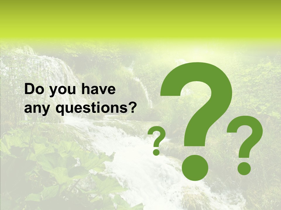 Clean Environment Splash PowerPoint Template