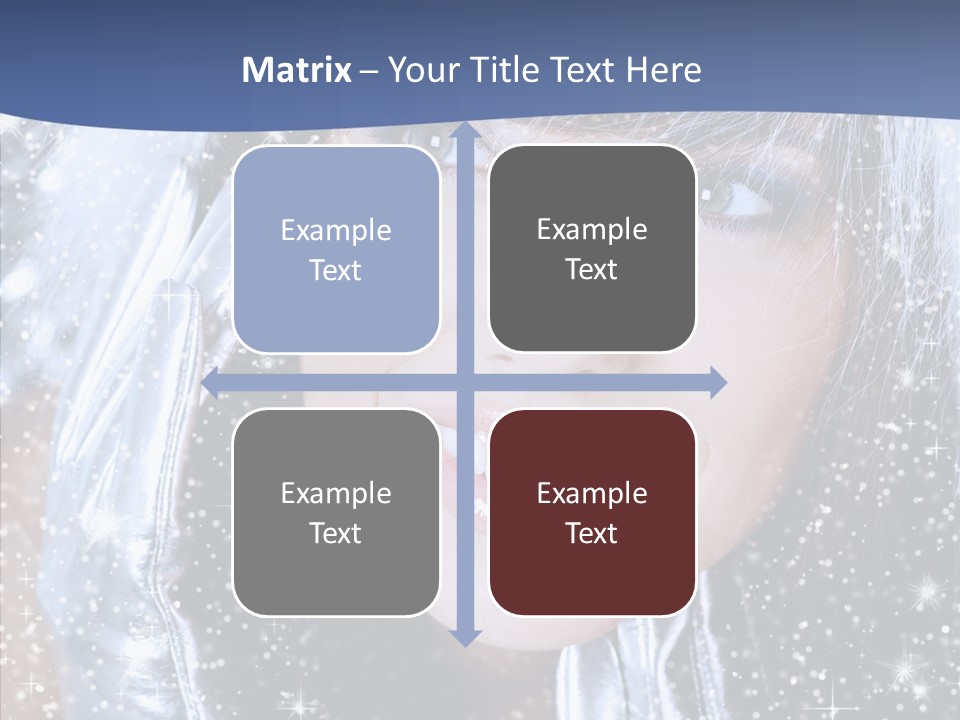 Girl Glamorous Fantasy PowerPoint Template