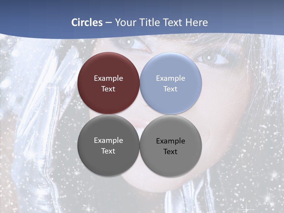 Girl Glamorous Fantasy PowerPoint Template