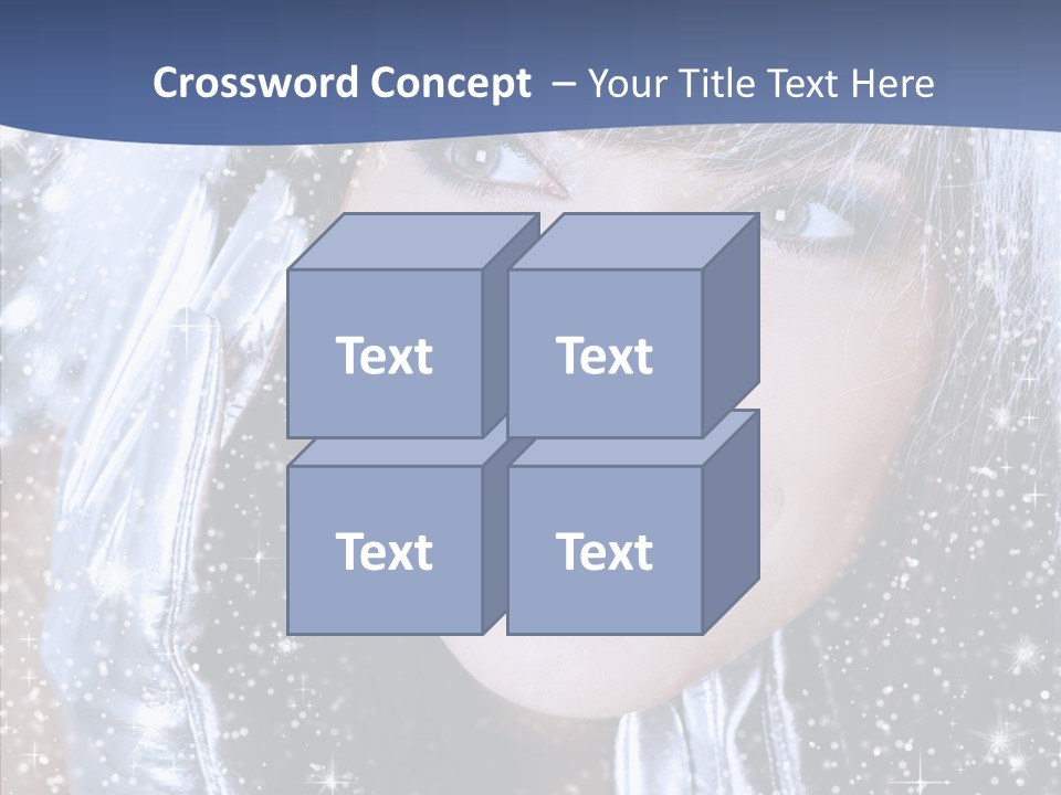 Girl Glamorous Fantasy PowerPoint Template