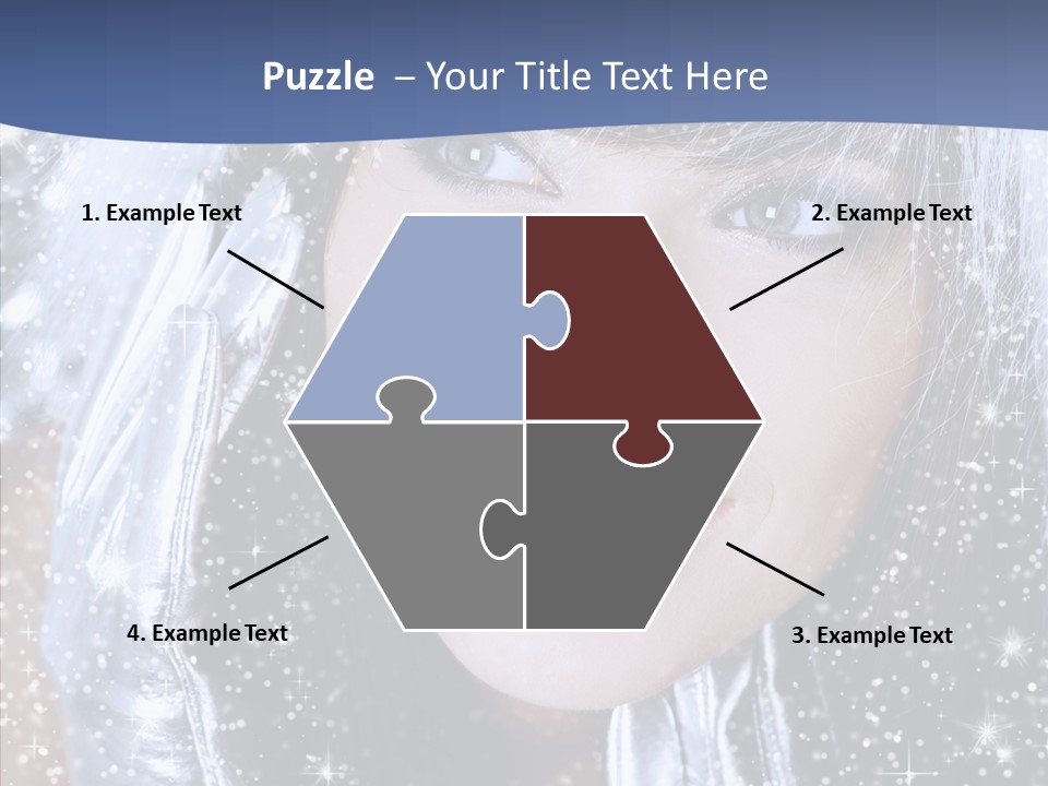 Girl Glamorous Fantasy PowerPoint Template