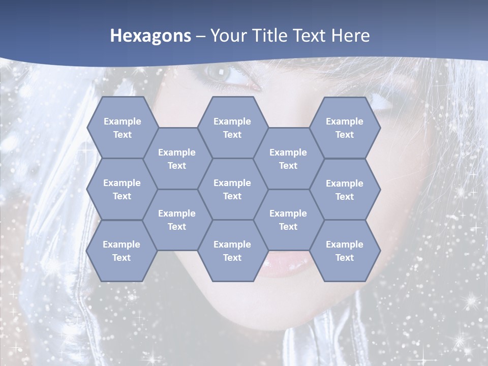 Girl Glamorous Fantasy PowerPoint Template