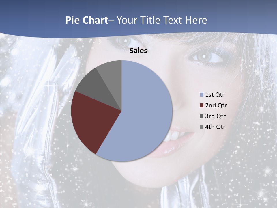 Girl Glamorous Fantasy PowerPoint Template