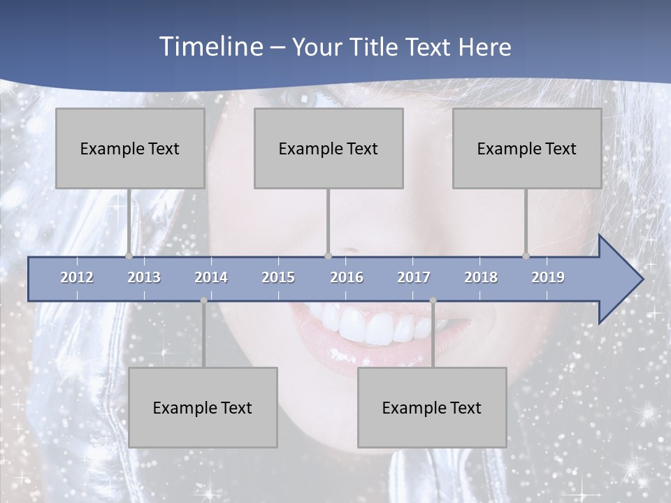 Girl Glamorous Fantasy PowerPoint Template