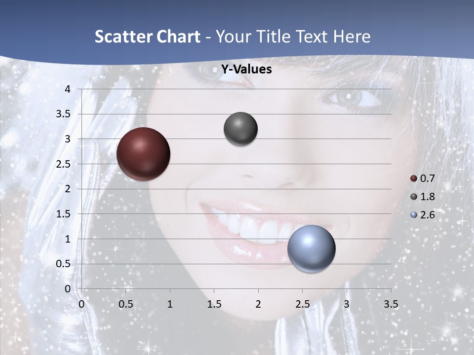 Girl Glamorous Fantasy PowerPoint Template