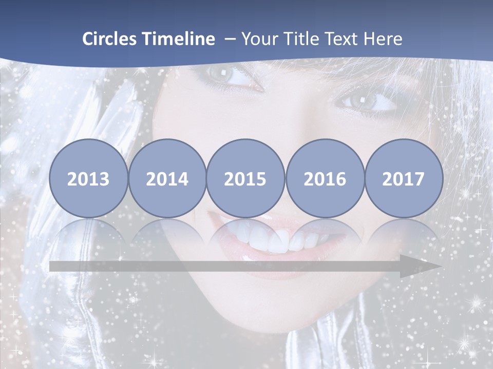 Girl Glamorous Fantasy PowerPoint Template