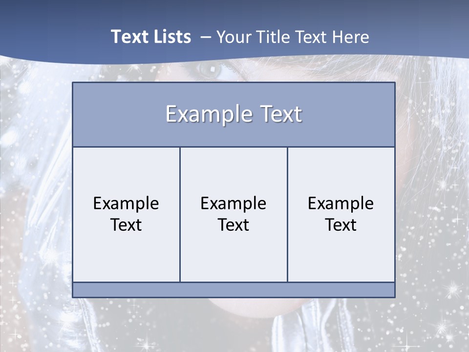 Girl Glamorous Fantasy PowerPoint Template