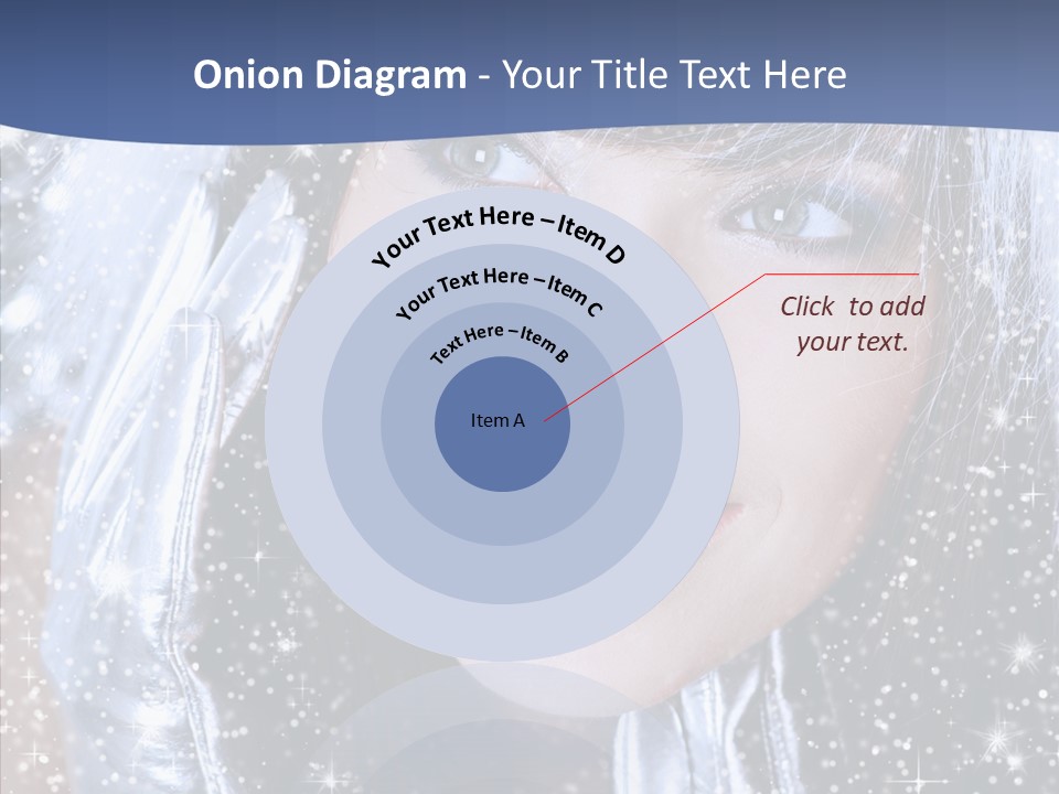 Girl Glamorous Fantasy PowerPoint Template