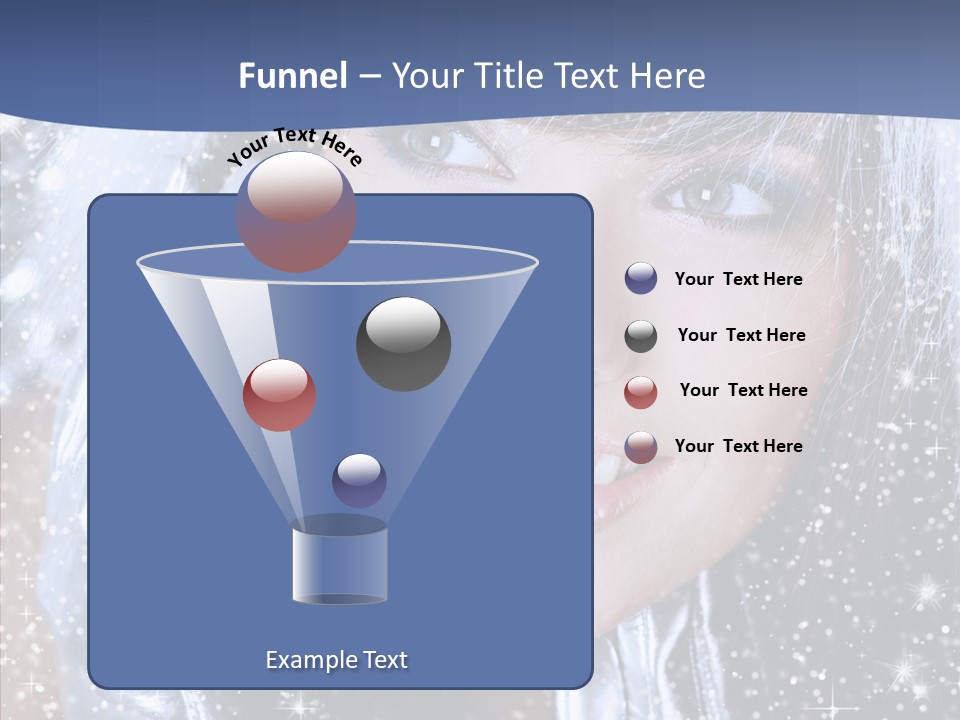 Girl Glamorous Fantasy PowerPoint Template