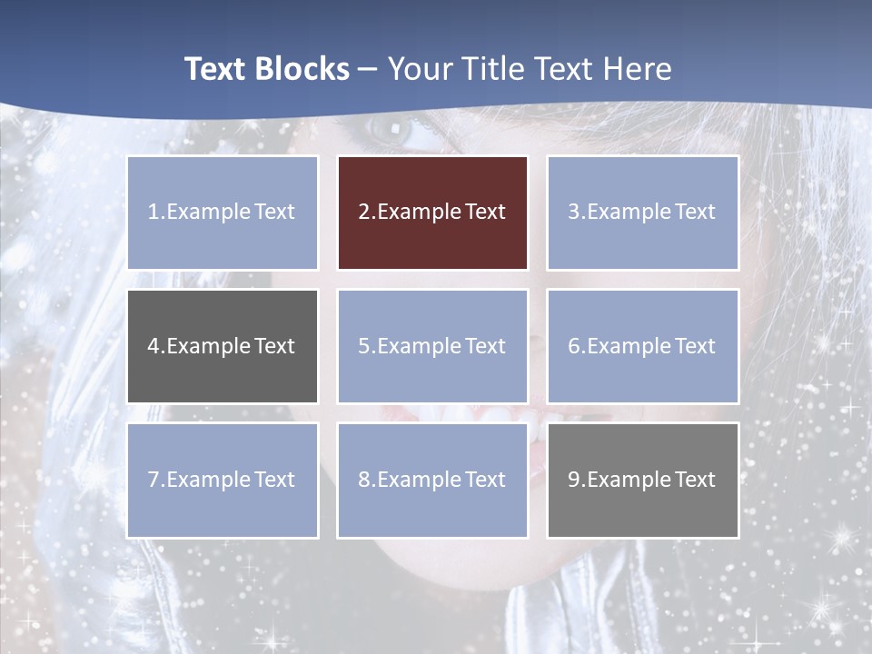 Girl Glamorous Fantasy PowerPoint Template