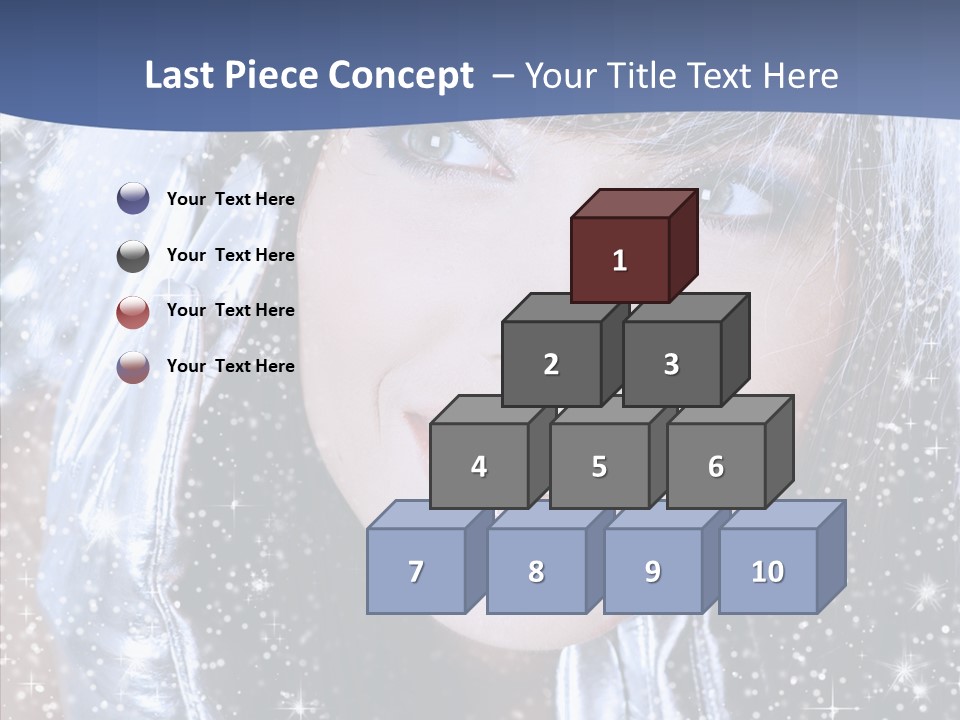 Girl Glamorous Fantasy PowerPoint Template