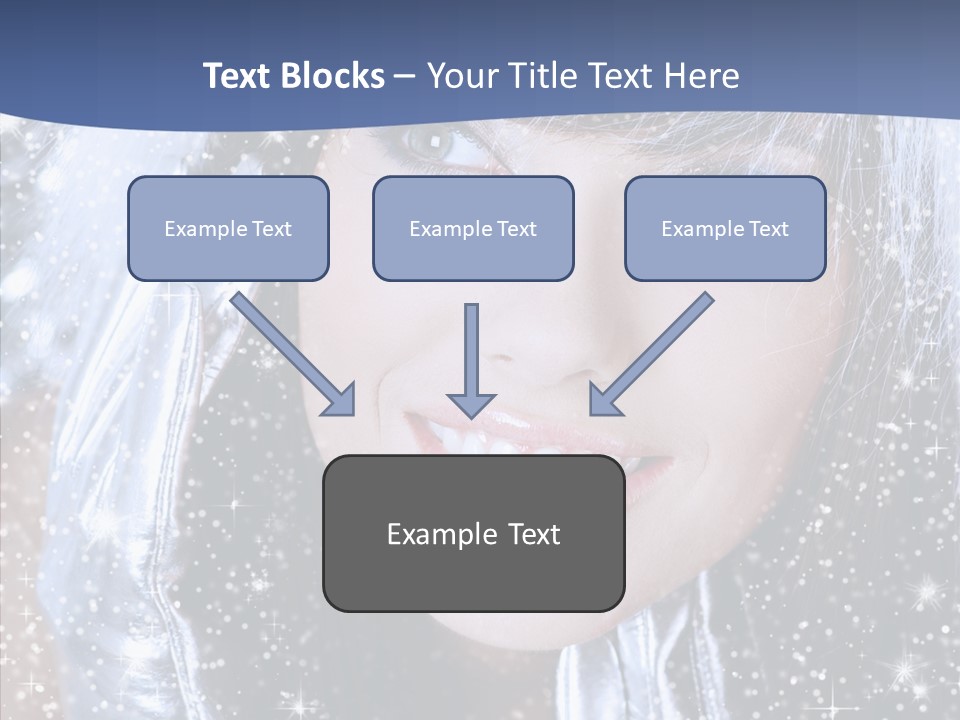 Girl Glamorous Fantasy PowerPoint Template