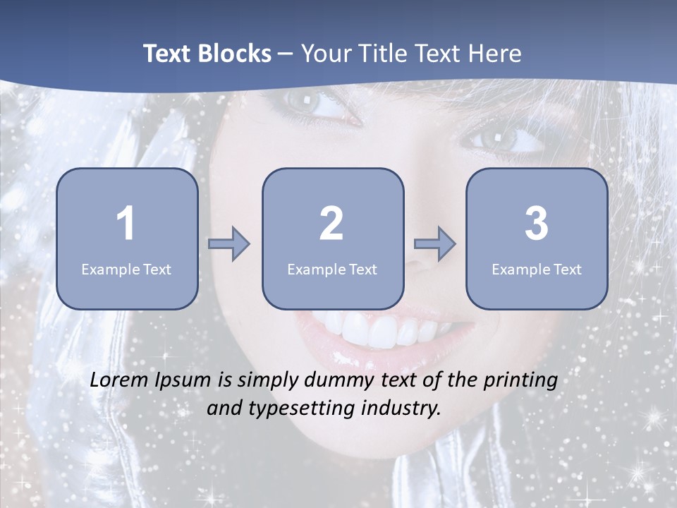 Girl Glamorous Fantasy PowerPoint Template