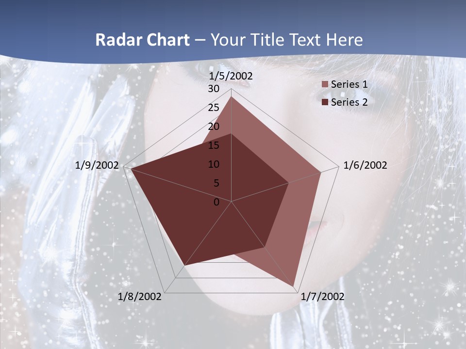 Girl Glamorous Fantasy PowerPoint Template