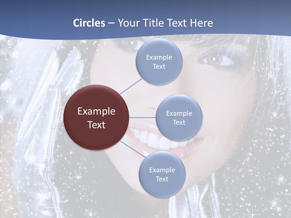 Girl Glamorous Fantasy PowerPoint Template