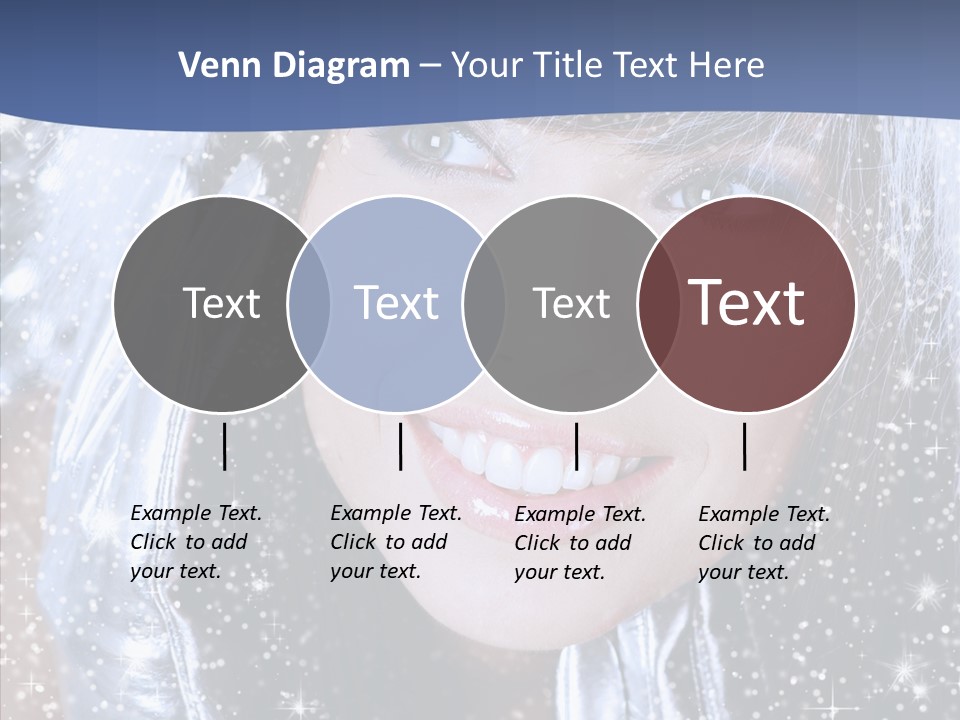 Girl Glamorous Fantasy PowerPoint Template