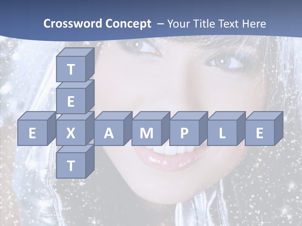 Girl Glamorous Fantasy PowerPoint Template