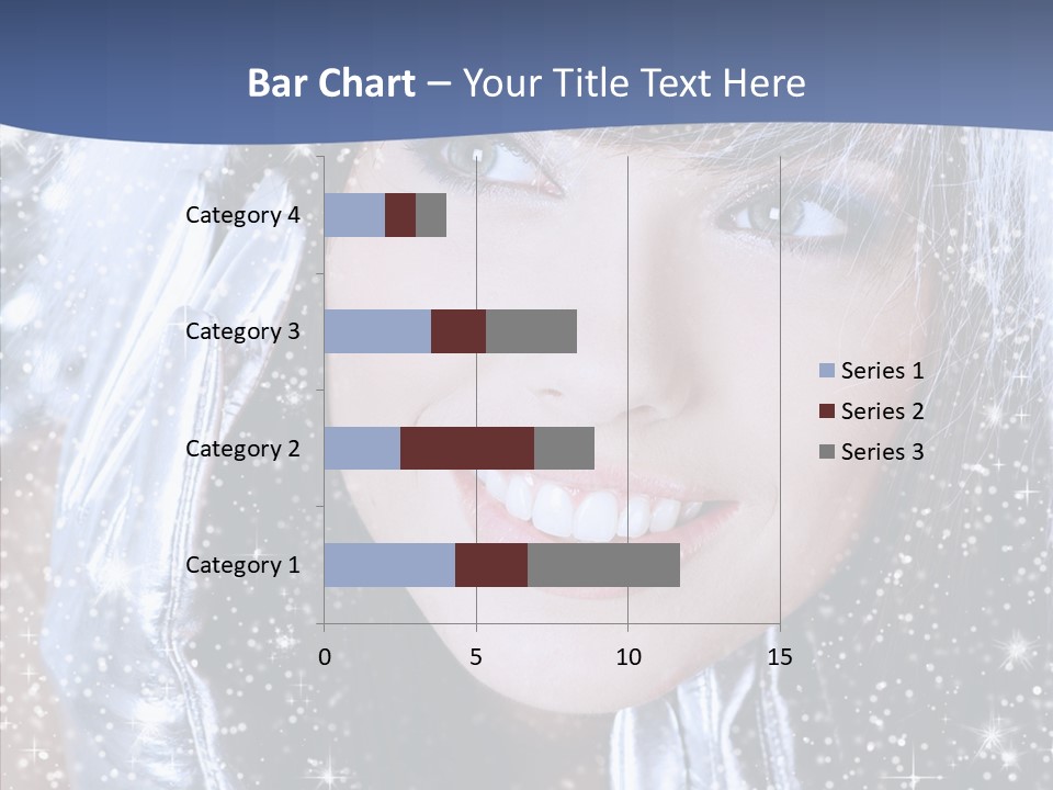 Girl Glamorous Fantasy PowerPoint Template