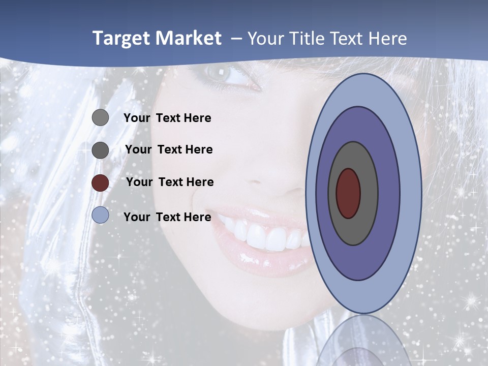 Girl Glamorous Fantasy PowerPoint Template