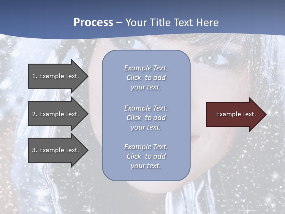 Girl Glamorous Fantasy PowerPoint Template