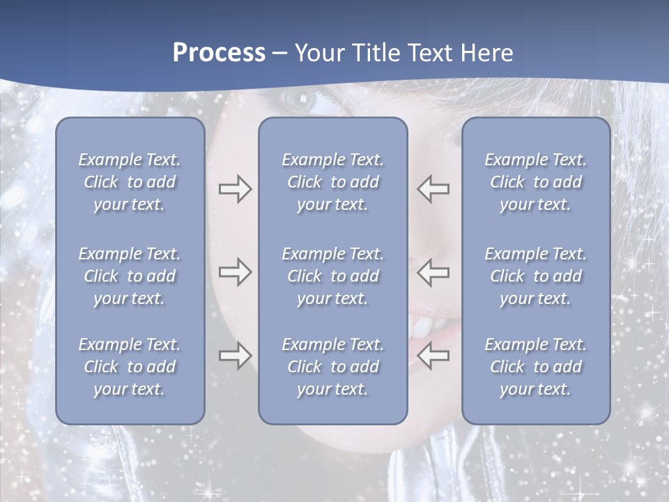 Girl Glamorous Fantasy PowerPoint Template