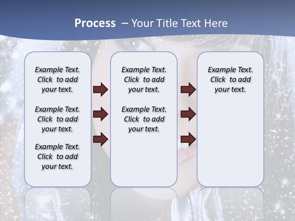 Girl Glamorous Fantasy PowerPoint Template
