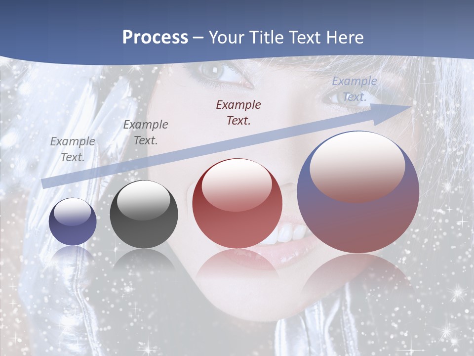 Girl Glamorous Fantasy PowerPoint Template