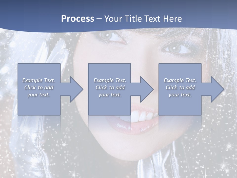 Girl Glamorous Fantasy PowerPoint Template