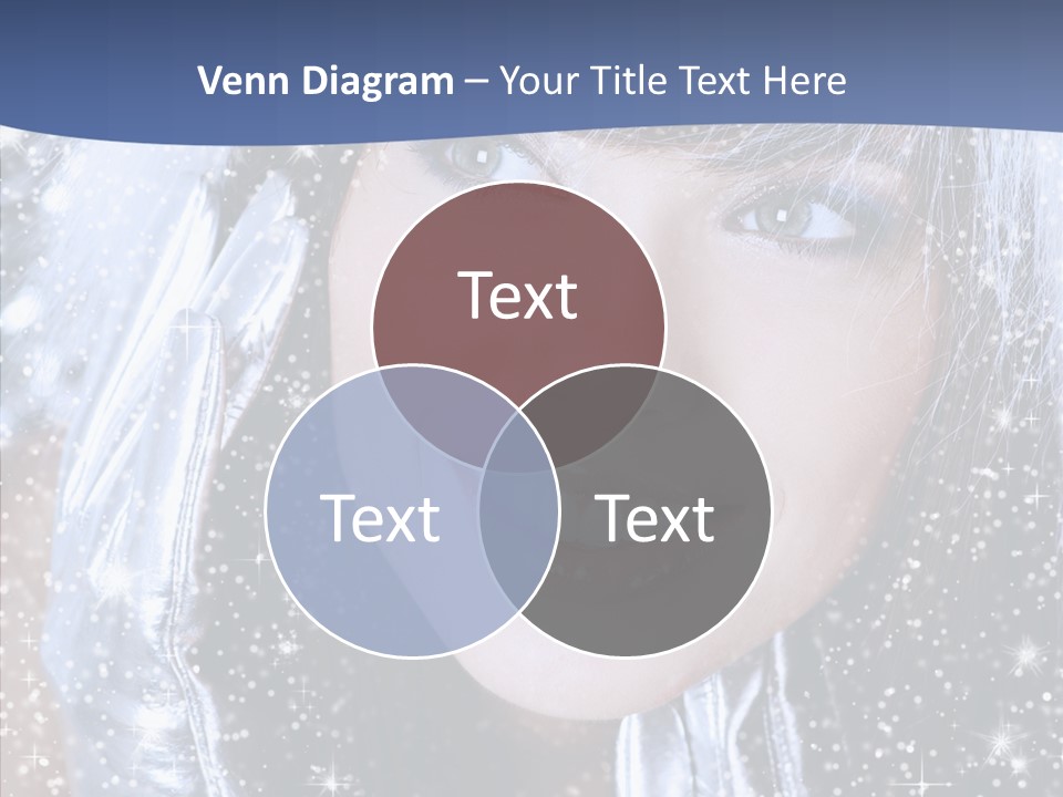 Girl Glamorous Fantasy PowerPoint Template