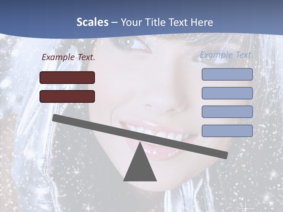 Girl Glamorous Fantasy PowerPoint Template