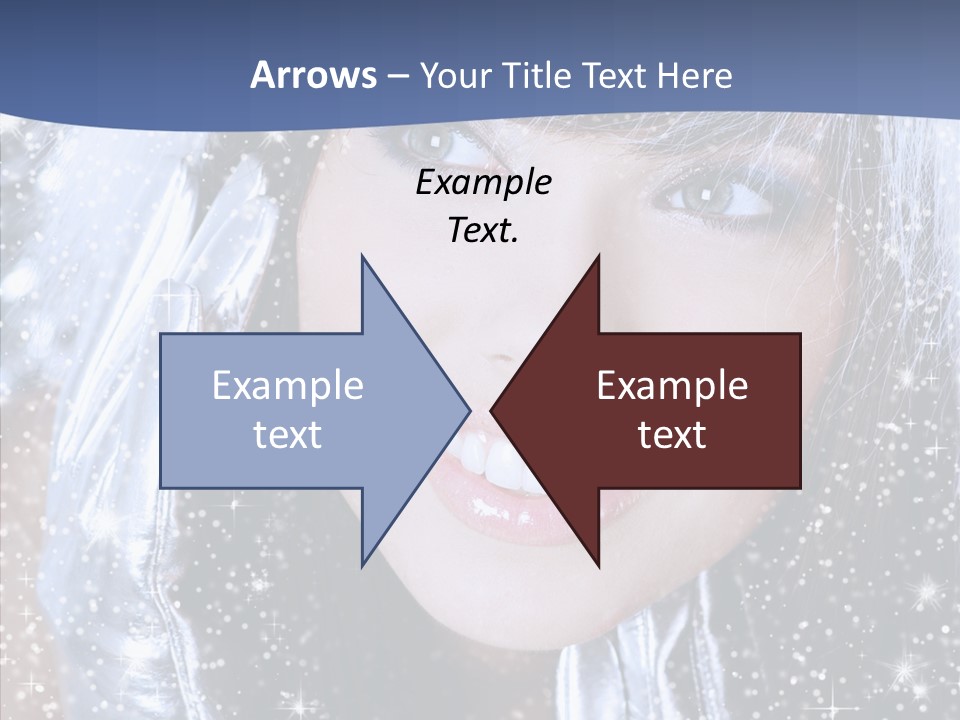 Girl Glamorous Fantasy PowerPoint Template